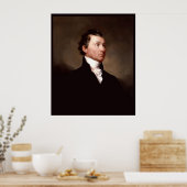 James Monroe Witte Huis US President Portret Poster (Keuken)