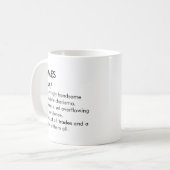 James naam, Bewerkbare naam, Aangepaste naam T-shi Koffiemok (Voorkant links)