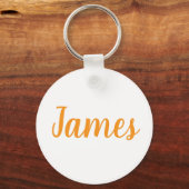 James naam metalen sleutelhanger (Voorkant)
