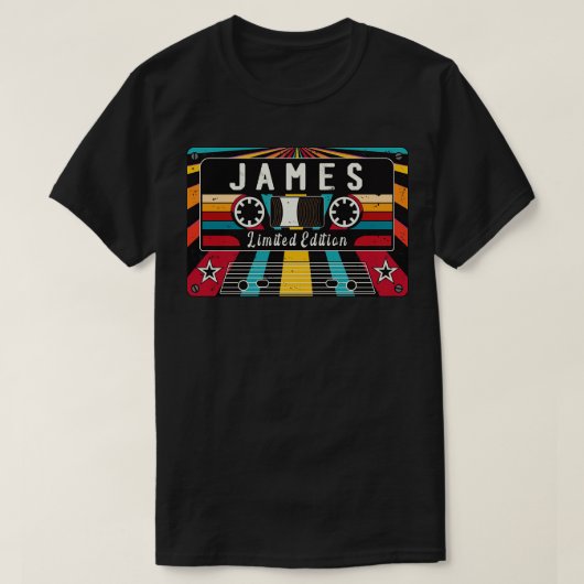 James naam t-shirt (Design voorkant)