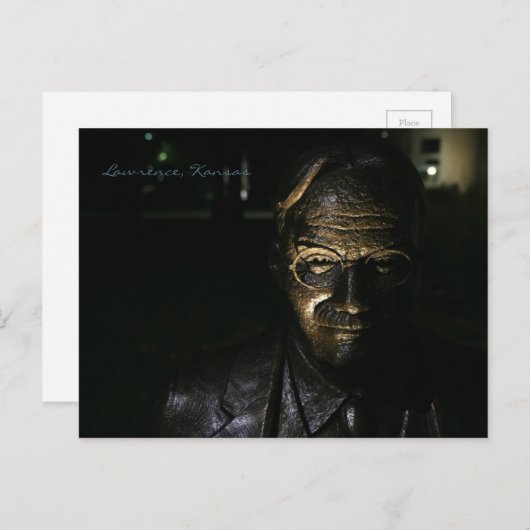 James Naismith Bronze Statue Briefkaart (Voorkant / Achterkant)