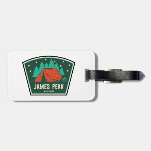 James Peak Wilderness Colorado Camping Bagagelabel (Achterkant horizontaal)