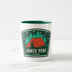 James Peak Wilderness Colorado Camping Tweekleurige Koffiemok