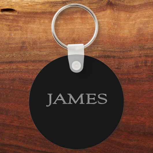 James Personalized Name Sleutelhanger (Voorkant)