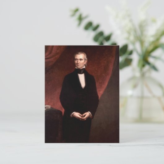 James Polk Briefkaart (Staand voorkant)