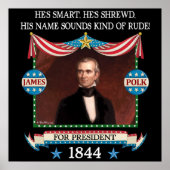 James Polk Campaign Poster (Voorkant)