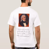 James Polk T-shirt (Achterkant)