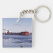 James R. Barker acrylsleutelketen Sleutelhanger (Achterkant)