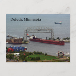 James R. Barker Entering Duluth-postkaart Briefkaart