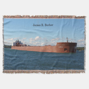 James R. Barker geweven deken