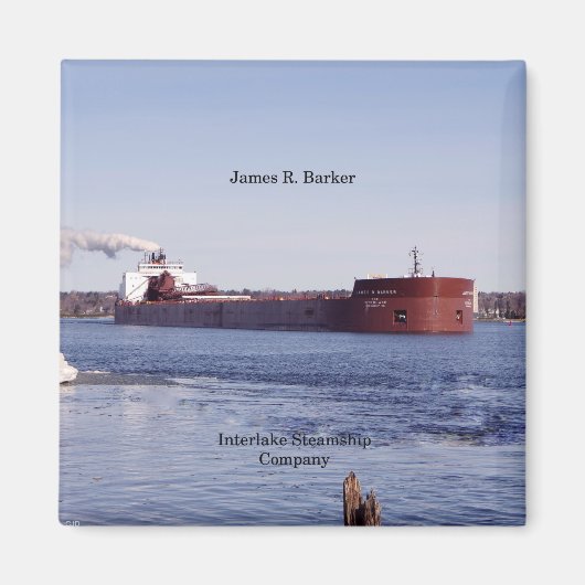 James R. Barker magnet (Voorkant)