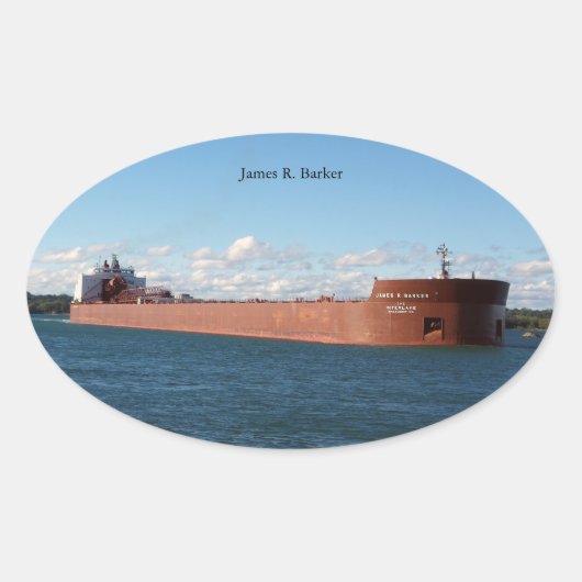 James R. Barker sticker (Voorkant)