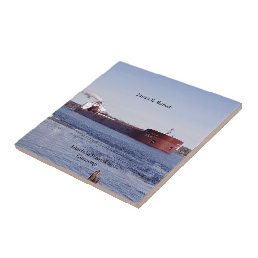 James R. Barker tegels Tegeltje (Zijkant)