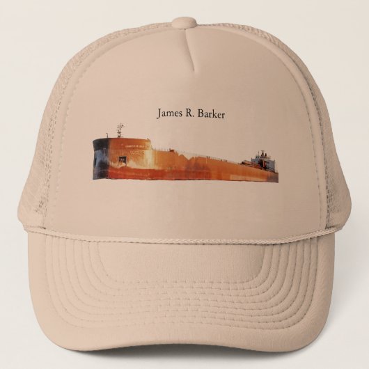 James R. Barker trucker hat Trucker Pet (Voorkant)