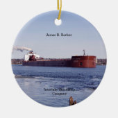 James R. Barker-versiering Keramisch Ornament (Voorkant)