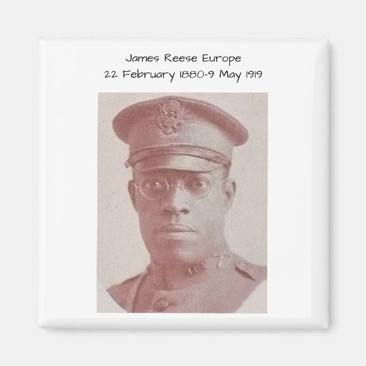 James Reese Europe Magneet (Voorkant)