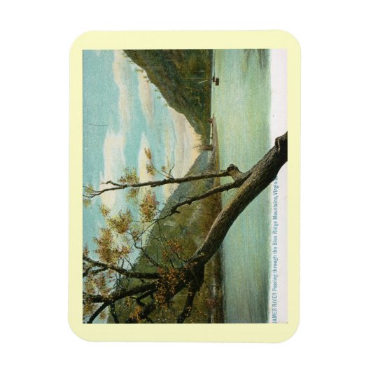 James River, Blue Ridge Mountains, VA  Magneet (Verticaal)