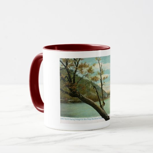 James River, Blue Ridge Mountains, VA Mok (Voorkant links)