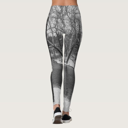 James River Cuts Back Grayscale Leggings (Achterkant)