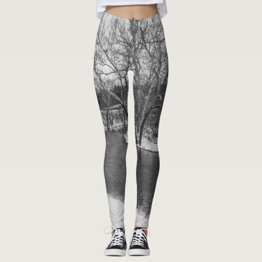 James River Cuts Back Grayscale Leggings (Voorkant)