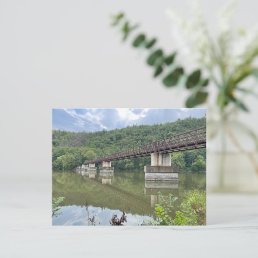 James River Footbridge Appalachian Trail Briefkaar Briefkaart (Staand voorkant)