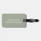 James River Schilderachtig Natuur geïnspireerd Bagagelabel (Achterkant horizontaal)