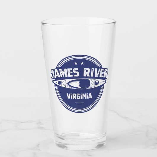 James River Virginia Kayaking Glas (Voorkant)