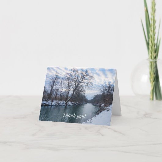 James River Winter Dank je kaart (Voorkant)