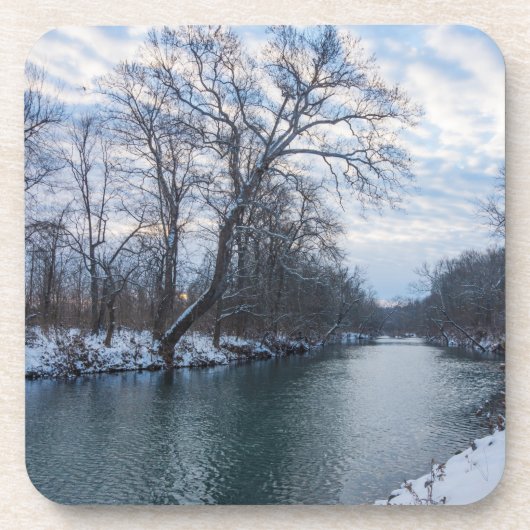 James River Winter Onderzetter (Voorkant)
