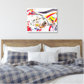James Rosenquist - Na Berlijn V Canvas Afdruk (Insitu (Slaapkamer))