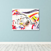 James Rosenquist - Na Berlijn V Canvas Afdruk (Insitu (Houten vloer))