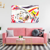 James Rosenquist - Na Berlijn V Canvas Afdruk (Insitu (Woonkamer))