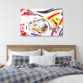 James Rosenquist - Na Berlijn V Canvas Afdruk (Insitu (Slaapkamer))