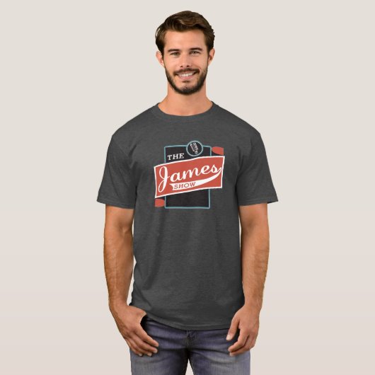 James Show Gray T-shirt (Voorkant volledig)