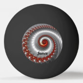 JAMES ~ Silver Shell ~ Fractal Design ~ Pingpongbal (Voorkant)
