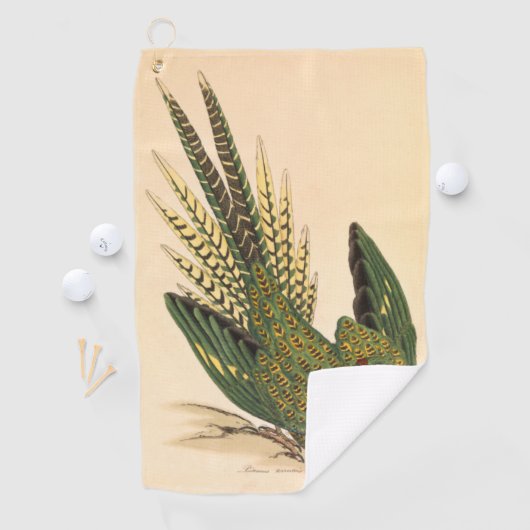 James Sowerby Ground Parrot, Psittacus terrestris Golfhanddoek (Insitu)