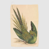 James Sowerby Ground Parrot, Psittacus terrestris Golfhanddoek (Voorkant)