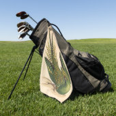 James Sowerby Ground Parrot, Psittacus terrestris Golfhanddoek (Groen)