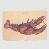 James Sowerby Serrated Lobster Golfhanddoek (Horizontaal)
