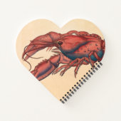 James Sowerby Serrated Lobster Notitieboek (Achterkant)