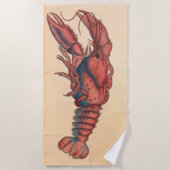 James Sowerby Serrated Lobster Strandlaken (Voorkant)