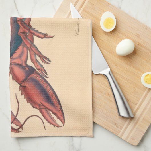 James Sowerby Serrated Lobster Theedoek (Quarter Fold)