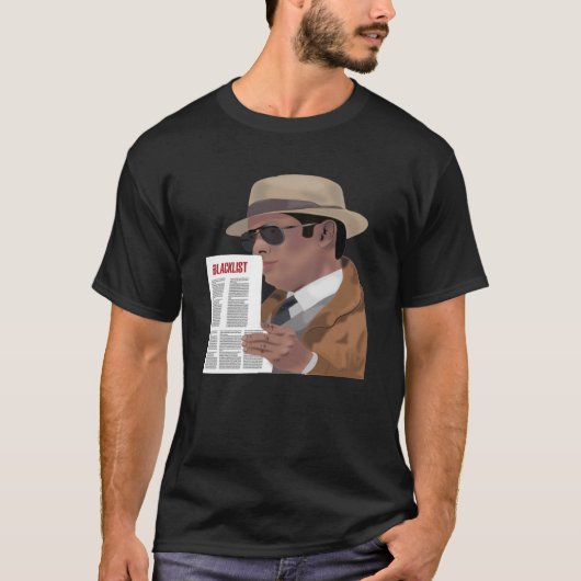 James Spader (Raymond red reddington) Digitale kun T-shirt (Voorkant)