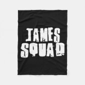 James Squad Name Funny James Fleece Deken (Voorkant)