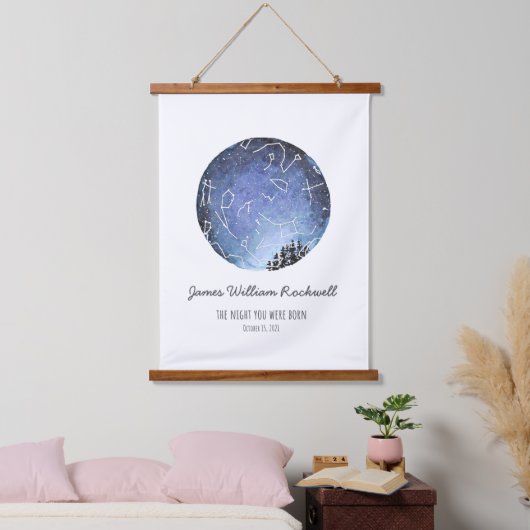 James Star-diagram Hangend Wandkleed (Slaapkamer)