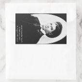 James Sylvester Scott Rechthoekige Sticker (Tas)