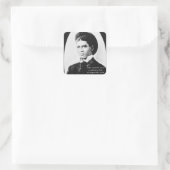 James Sylvester Scott Vierkante Sticker (Tas)