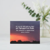 James Thurber Inspirerend citaat "Bewustzijn" Briefkaart (Staand voorkant)