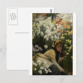 James Tissot Chrysanthemums Briefkaart (Voorkant / Achterkant)