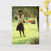 James Tissot | Croquet, c.1878 Kaart (Gele Bloem)